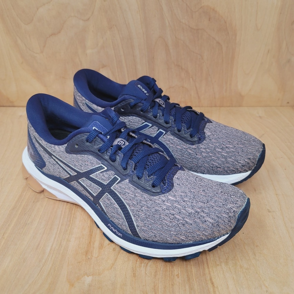 Asics Womens Sneakers Sz 8 M GT 1000 9 Running Shoes Purple Casual Athletic
